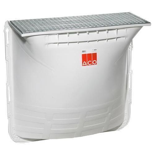 Lichtschacht Aco Therm Komplettset Tiefe 600mm 1250mm 1300mm f&uuml;r 20 cm D&auml;mmung Maschenrost 30/10 begehbar