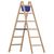 Stehleiter Holz 6 Sprossen 1,85m