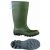Sicherheits-Gummistiefel gr&uuml;n / schwarz