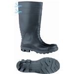 Sicherheits-Gummistiefel schwarz / schwarz