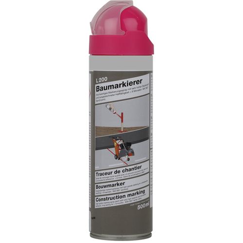 Baumarkierer 500ml 5* pink