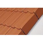 Bramac Classic Ortgangstein links ziegelrot