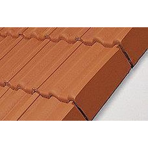 Bramac Classic Ortgangstein rechts ziegelrot