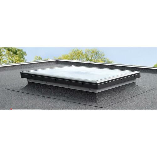 VELUX&reg; Flachdachfenster Flachglas 80 x 80 CVP &Ouml;ffenbare Ausf&uuml;hrung