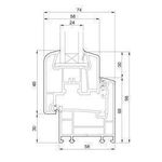 ACO Nebenraumfenster Dreh-/Kippbeschlag (Selbstabholung...