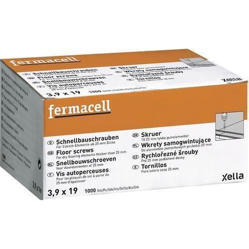 Schnellbauschrauben Fermacell Gipsfaser 3,9 x 19mm/ Pack 1.000 St&uuml;ck