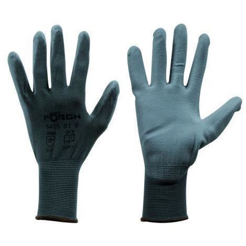 Feinstrickhandschuhe PU grau 10