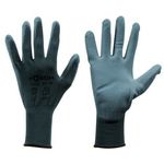 Feinstrickhandschuhe PU grau 10