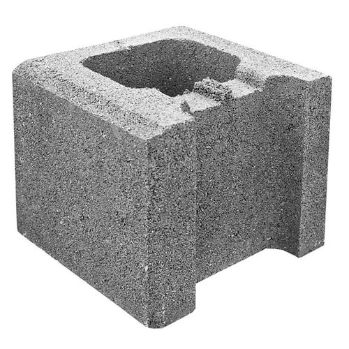 Friedl Classic Zaun und Mauerstein Halbstein 19,7 x 20 x 16cm