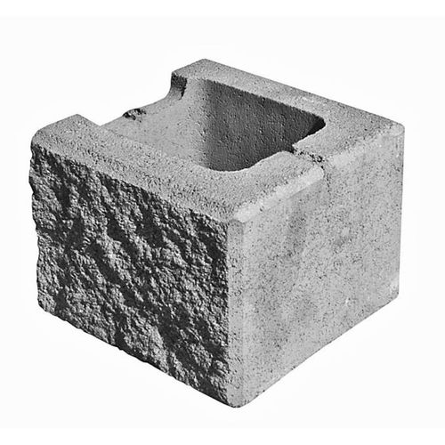 Friedl Faro Zaun- und Mauerstein Halbstein 19,7 x 20 x 15cm