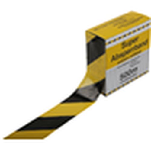 Absperrband schraffiert 500m / St&uuml;ck gelb/schwarz