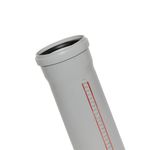 HT-Abflu&szlig;rohr mit Steckmuffe 125mm 1500mm