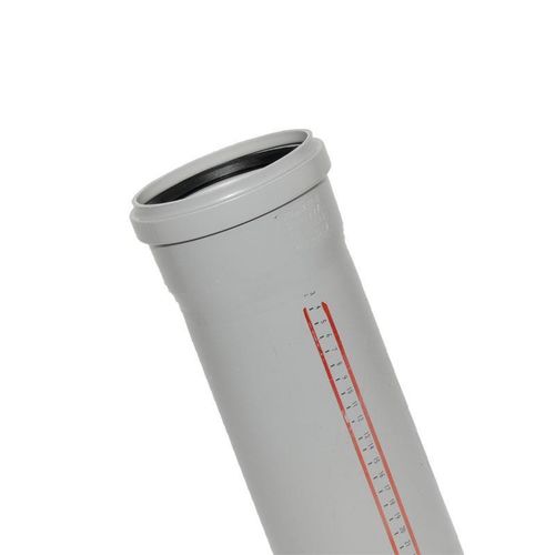 HT-Abflu&szlig;rohr mit Steckmuffe 125mm 2000mm