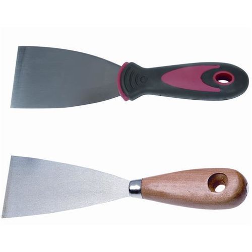 Spachtel Edelstahl mit Kunststoffgriff 100mm