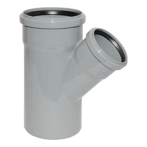 HT-Einfachabzweiger 125/100mm 45&deg;