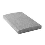 Friedl Betonabdeckplatte Bischofsm&uuml;tze grau 50x38x6cm