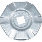 D&auml;mmstoffteller Metall 80mm / Karton 250 Stk.