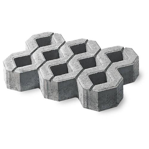 AKTION Rasengitterstein grau