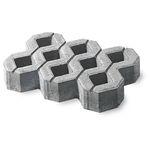 AKTION Rasengitterstein grau