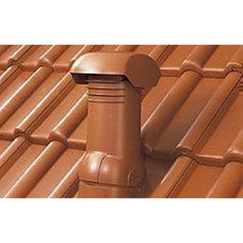 Bramac Classic Dunstrohr Duro Vent AD125 / Set rotbraun*