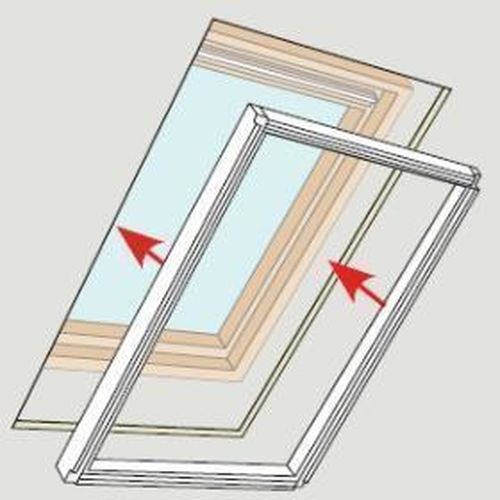VELUX&reg; Stockverl&auml;ngerung LGI PK06 94x118 wei&szlig; lackiert