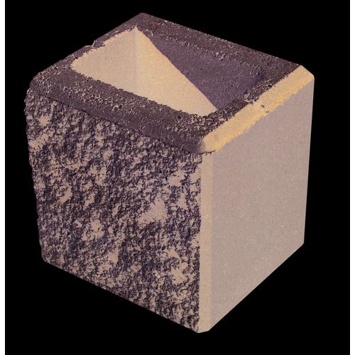 H&auml;usler "Alpen New Generation" Halbstein 19,7x18x20cm nordic-grau