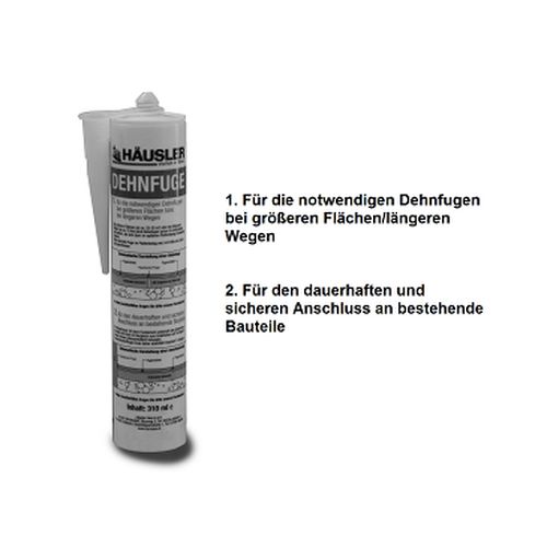 H&auml;usler "Dehnfuge" steingrau
